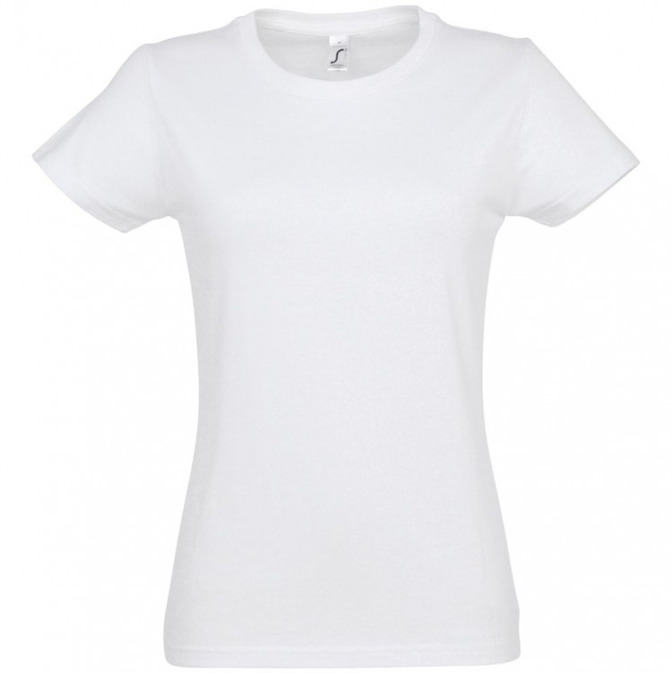 Футболка женская Imperial Women 190, белая Футболка женская Imperial Women 190, белая