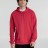 Толстовка с капюшоном унисекс Hoodie, красный меланж
