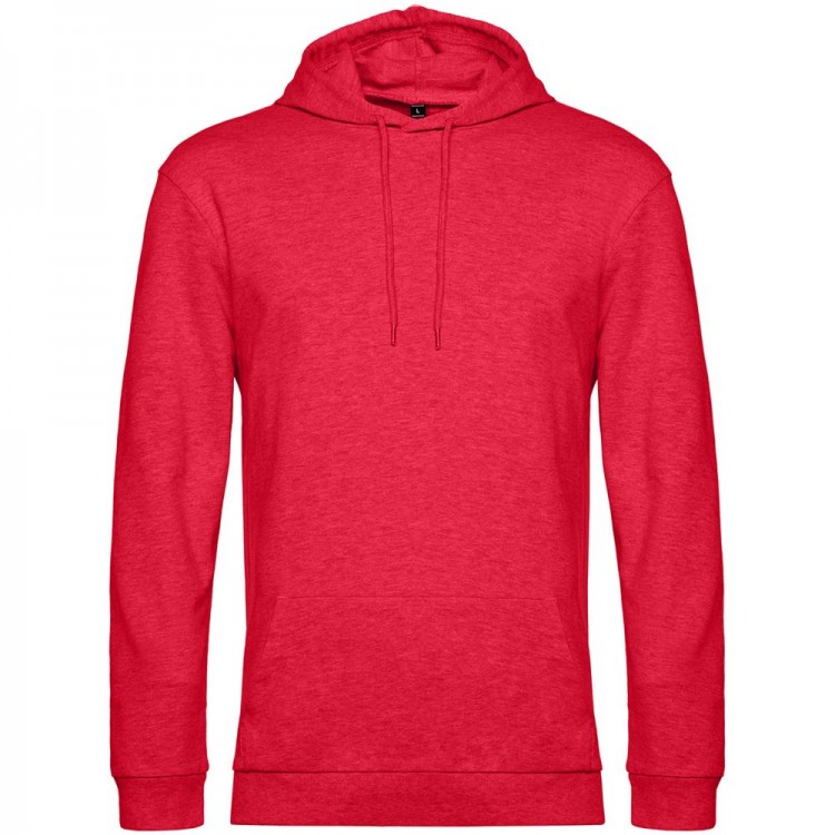 Толстовка с капюшоном унисекс Hoodie, красный меланж Толстовка с капюшоном унисекс Hoodie, красный меланж