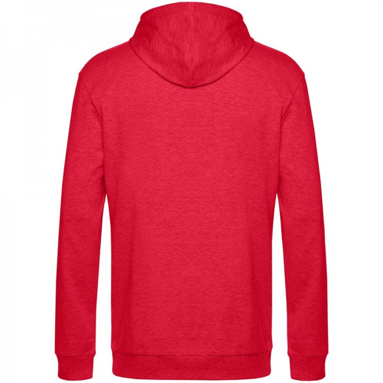 Толстовка с капюшоном унисекс Hoodie, красный меланж Толстовка с капюшоном унисекс Hoodie, красный меланж