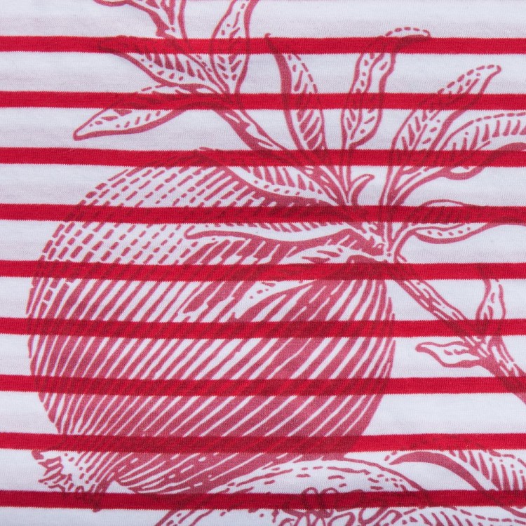 Футболка женская Grand Granat, белая с красным Футболка женская Grand Granat, белая с красным