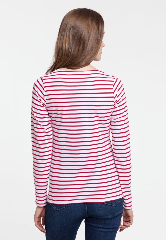 Футболка женская Grand Granat, белая с красным Футболка женская Grand Granat, белая с красным