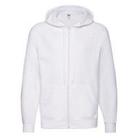 Толстовка без начеса "Lightweight Hooded Sweat",  белый, S, 80% х/б 20% полиэстер, 240 г/м2