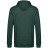 Толстовка с капюшоном унисекс Hoodie, темно-зеленый меланж