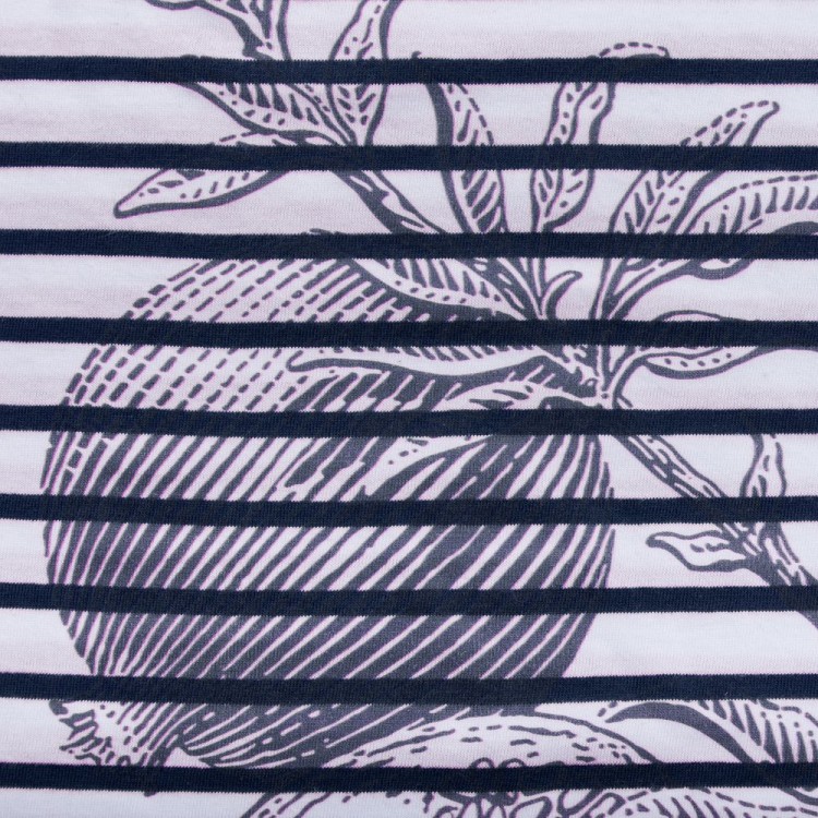 Футболка женская Grand Granat, белая с синим Футболка женская Grand Granat, белая с синим