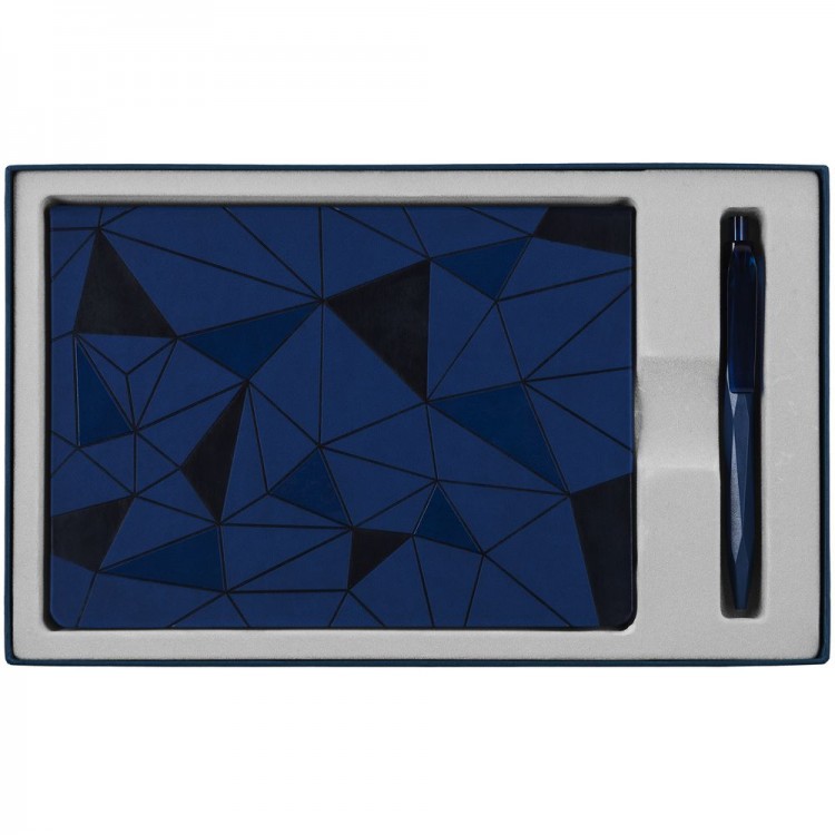 Набор Gems: ежедневник и ручка, синий