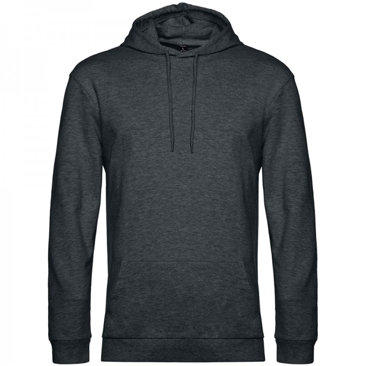 Толстовка с капюшоном унисекс Hoodie, серый меланж (антрацит) Толстовка с капюшоном унисекс Hoodie, серый меланж (антрацит)