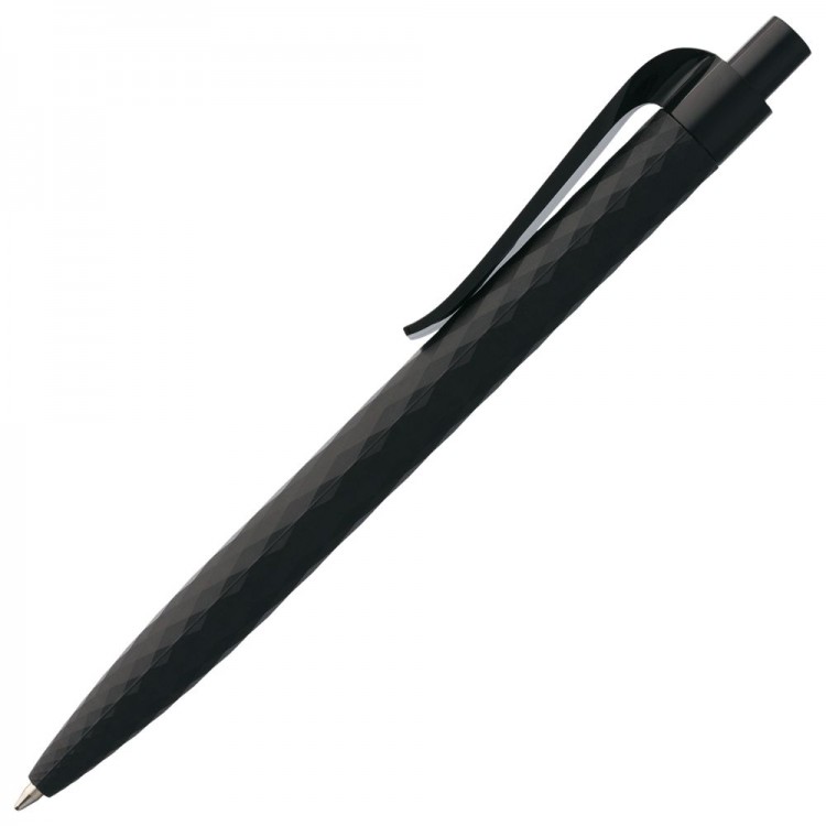 Ручка шариковая Prodir QS01 PRP-P Soft Touch, черная Ручка шариковая Prodir QS01 PRP-P Soft Touch, черная