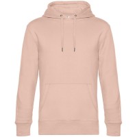 Толстовка с капюшоном унисекс King, розовая