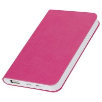 Универсальный аккумулятор "Softi" (5000mAh),розовый, 7,5х12,1х1,1см, искусственная кожа,плас Универсальный аккумулятор "Softi" (5000mAh),розовый, 7,5х12,1х1,1см, искусственная кожа,плас