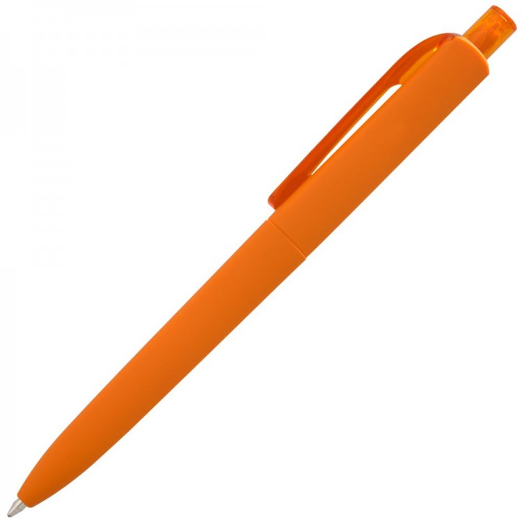 Ручка шариковая Prodir DS8 PRR-Т Soft Touch, оранжевая Ручка шариковая Prodir DS8 PRR-Т Soft Touch, оранжевая