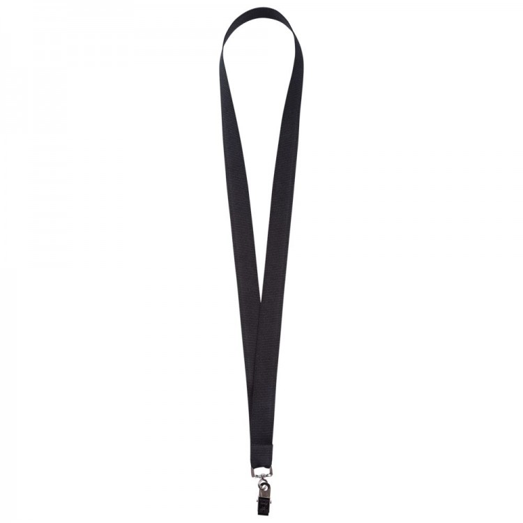 Лента для бейджа Neckband, черная