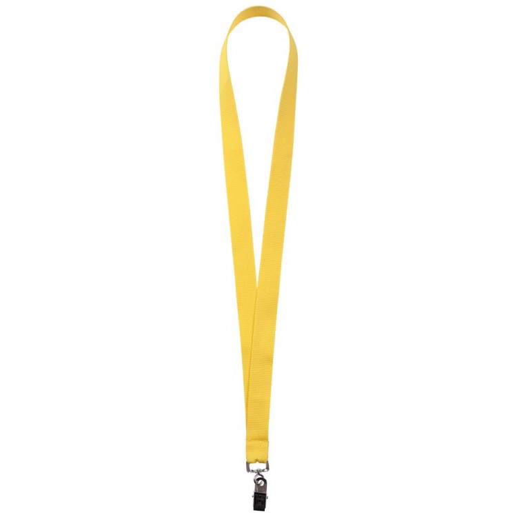 Лента для бейджа Neckband, желтая