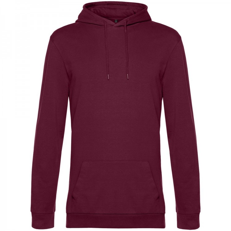 Толстовка с капюшоном унисекс Hoodie, бордовая Толстовка с капюшоном унисекс Hoodie, бордовая
