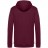 Толстовка с капюшоном унисекс Hoodie, бордовая