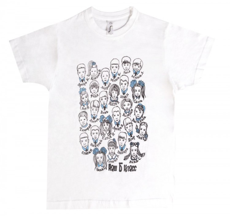 Футболка детская Regent Kids 150, белая Футболка детская Regent Kids 150, белая