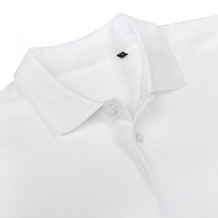 Рубашка поло мужская Inspire, белая Рубашка поло мужская Inspire, белая