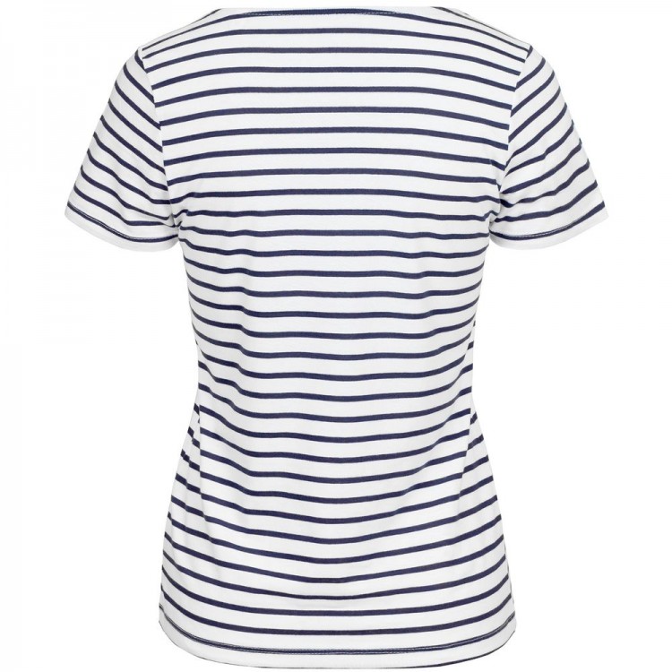 Футболка женская Grand Granat New, белая с синим Футболка женская Grand Granat New, белая с синим